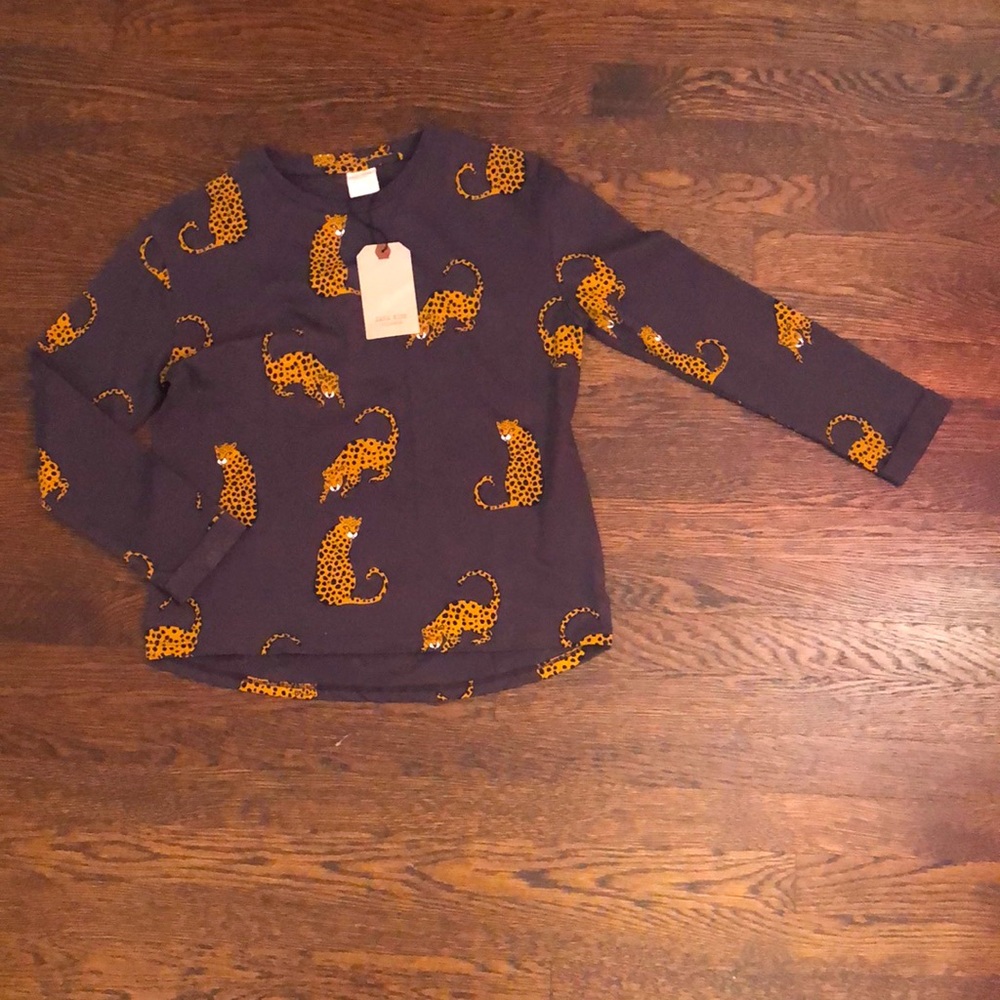 Zara girls top with cheetahs